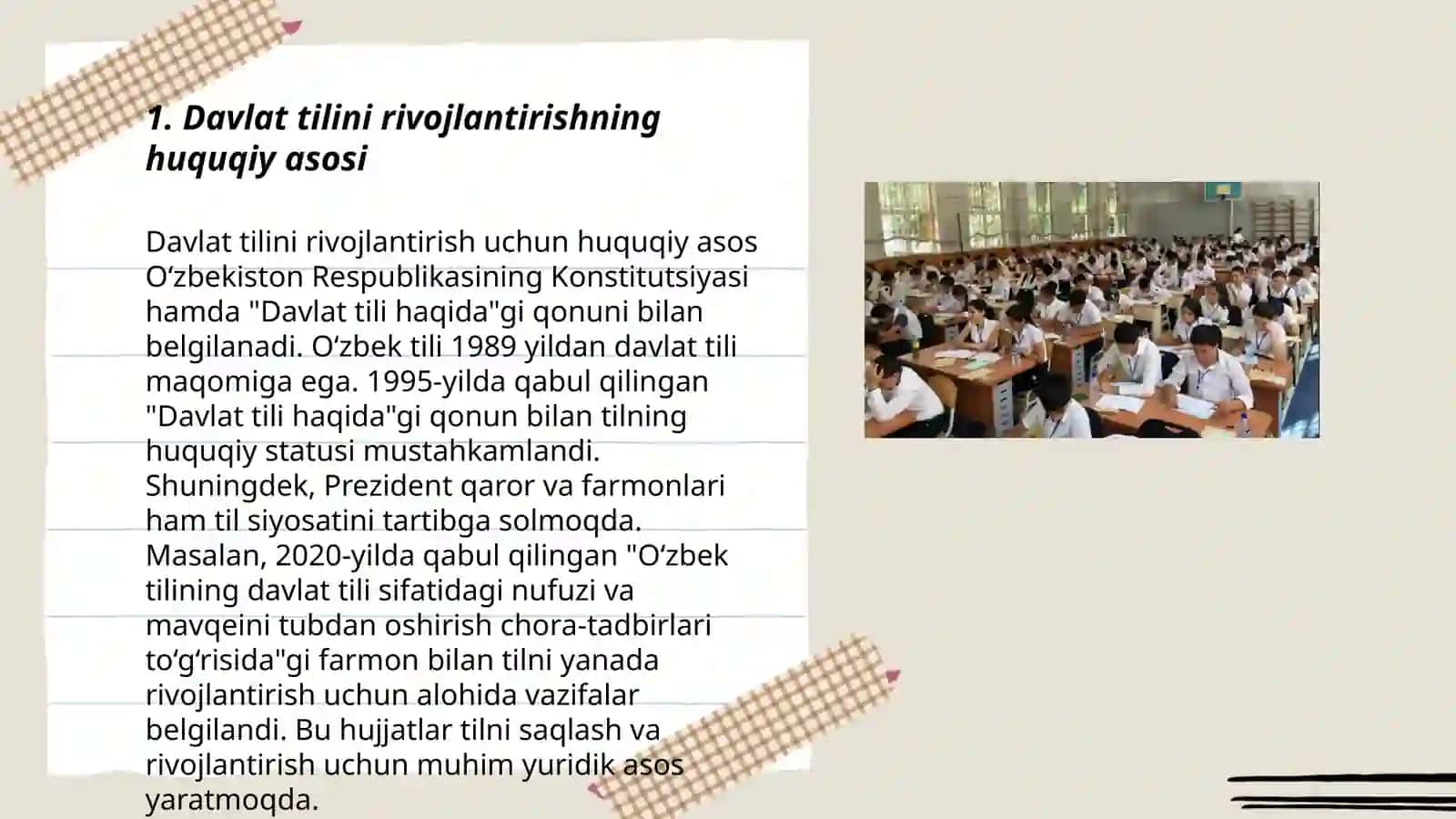 Davlat tilini rivojlantirishning huquqiy asoslari 3