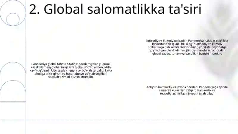 Pandemiya 21 Asrning Global Muammosi 3