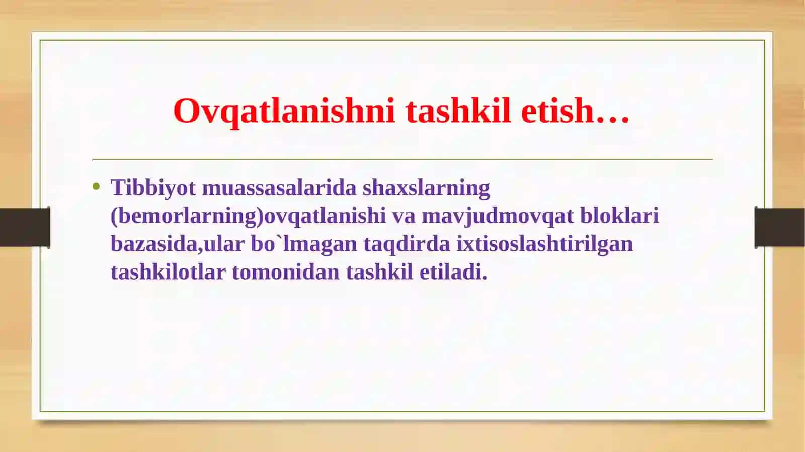 DPMLARDA PARHEZ OVQATLANISHNI TASHKIL ETISH HOLATIGA GIGIENIK BAHO BERISH 3