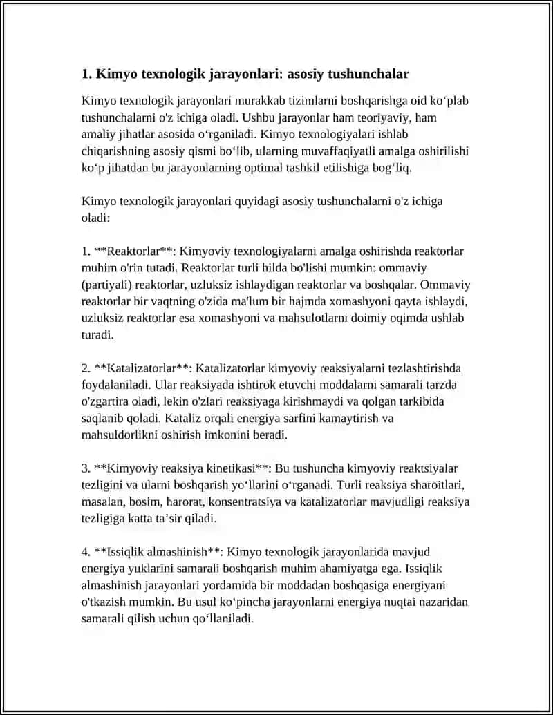 KIMYO TEXNOLOGIK JARAYONLARNING ASOSIY TUSHUNCHALARI 3