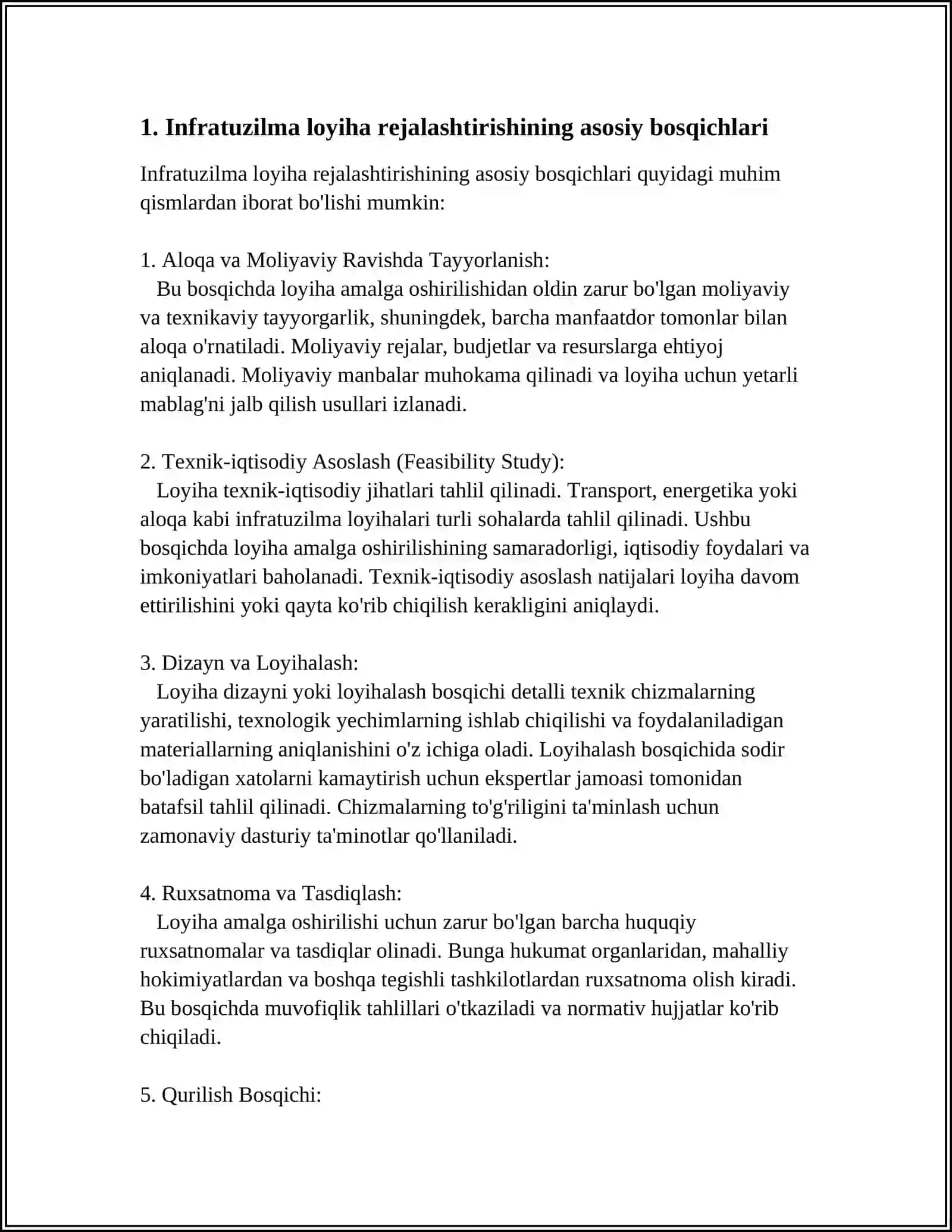 YANGI KORXONA INFRATUZILMASINI LOYIHALASH 3