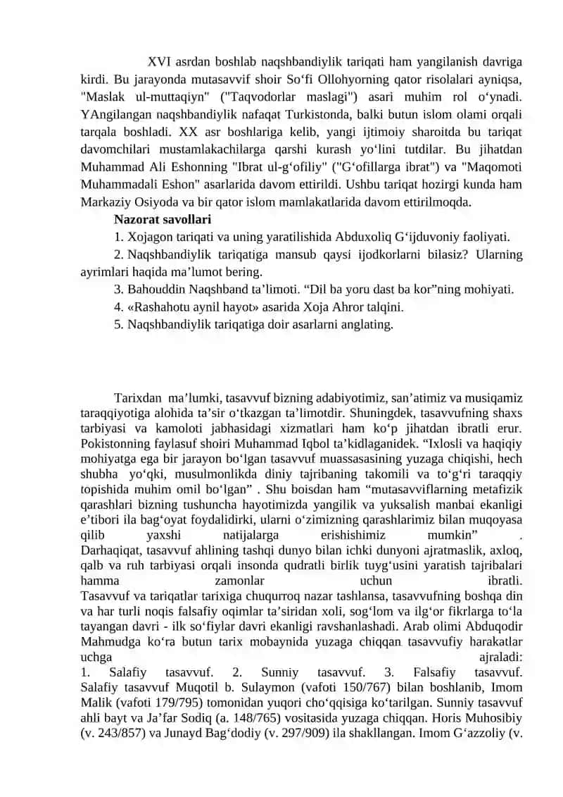 Tasavvuf va Alisher Navoiy ijodiyoti 3