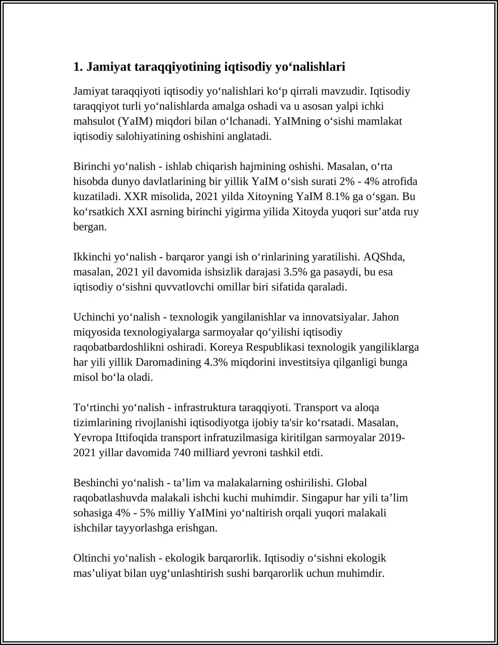 JAMIYAT TARAQQIYOTIDA TARIXNING MAZMUNI YOʻNALISHLARI VA KONSEPSIYALATI 3