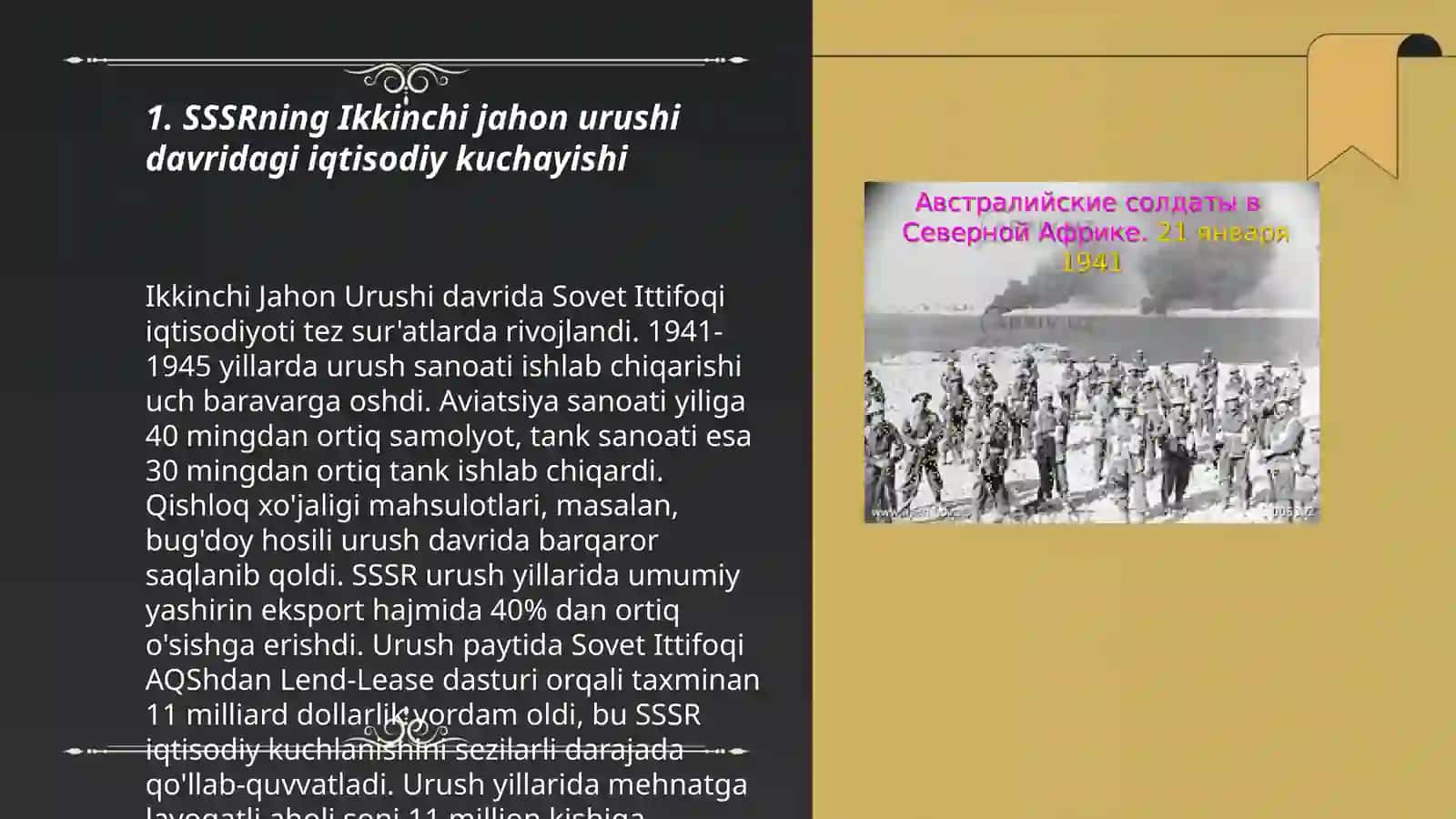 SSSR ikkinchi jahon urushi yillarida 3