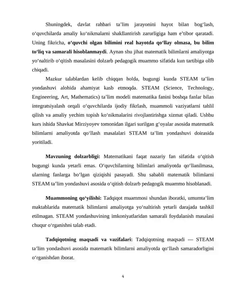 Matematik Bilimlarni Amaliyotda Qoʻllash 3