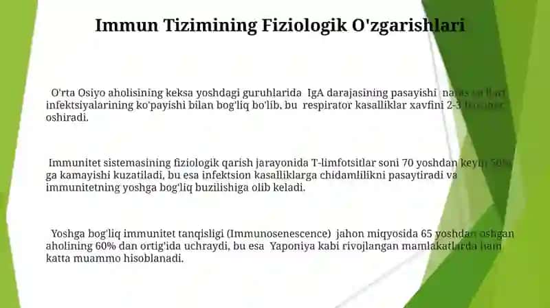 Fiziologik va Patologik Qarish 3