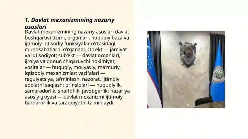 Davlat mexanizmi 3