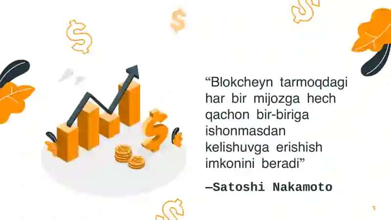 Blockchain & Moliyaviy texnologiyalar 3