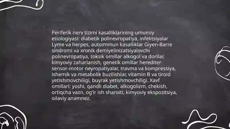 Periferik nerv tizimi kasalliklari 3