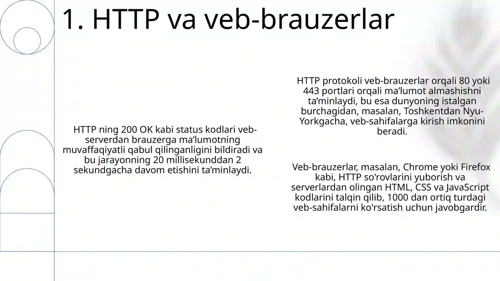 Internet texnalogiyalari asoslari 3