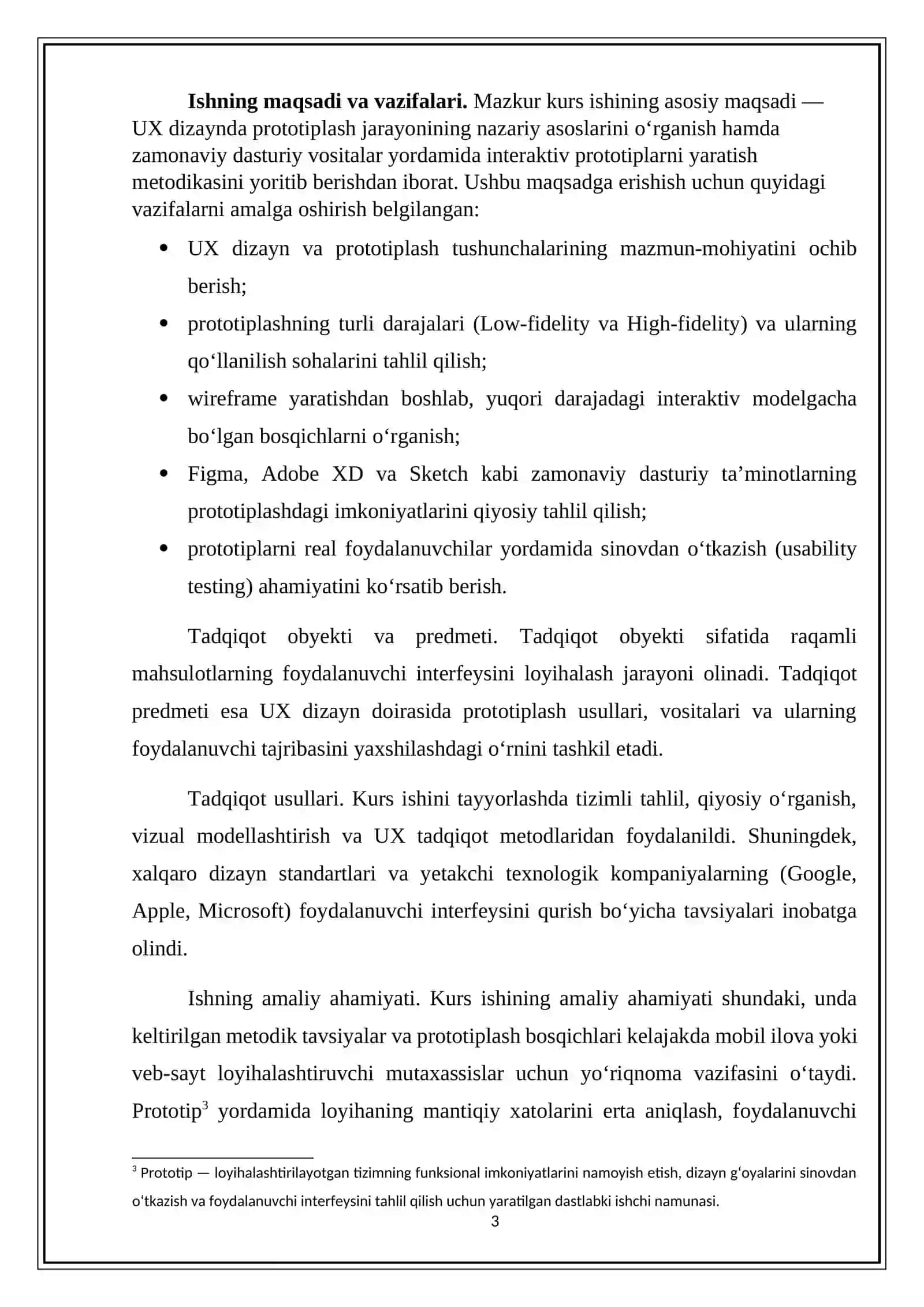 UX DIZAYNDA PROTOTIPLASH 3