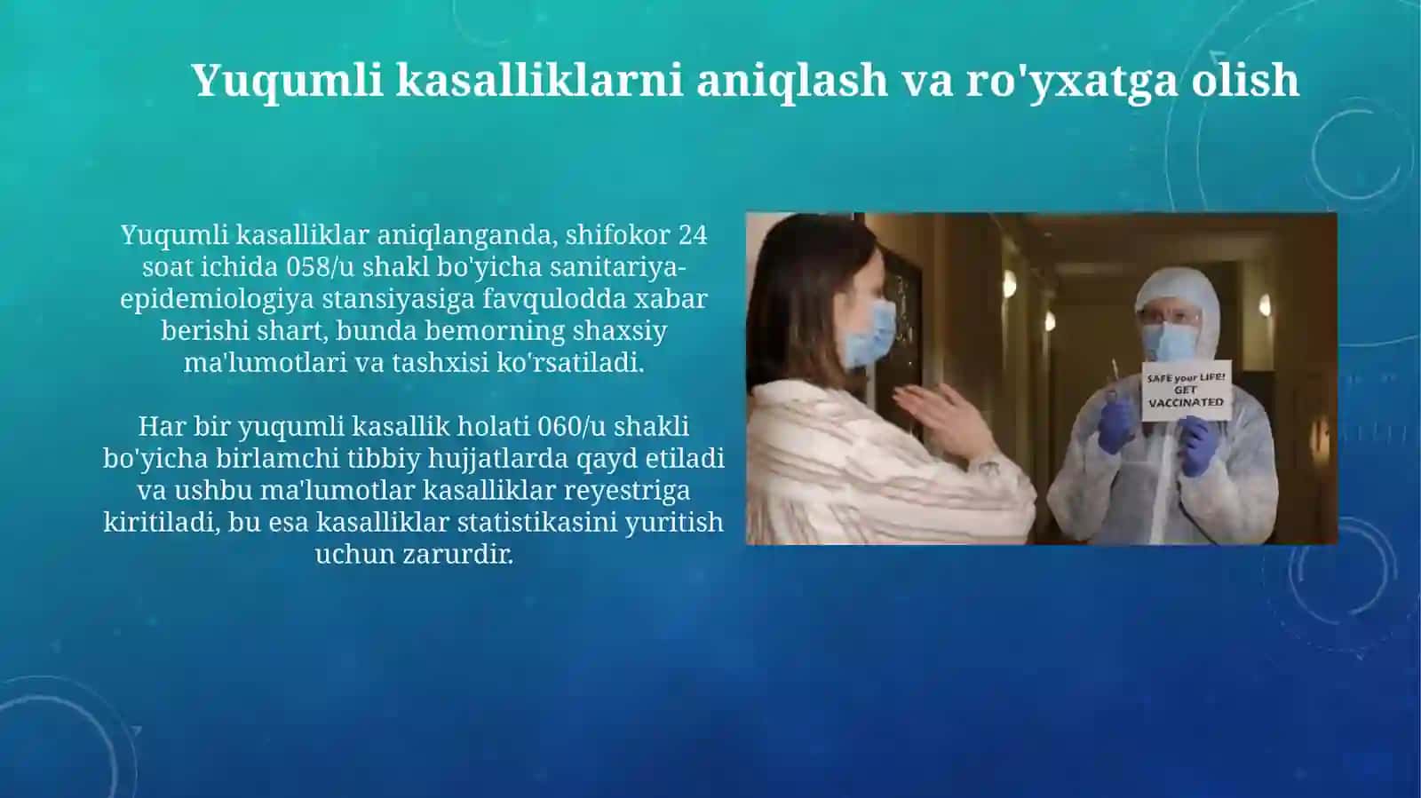Sanitariya-epidemiologik muassasalarida epidemiga qarshi ishlarni tashkillashtirish 3