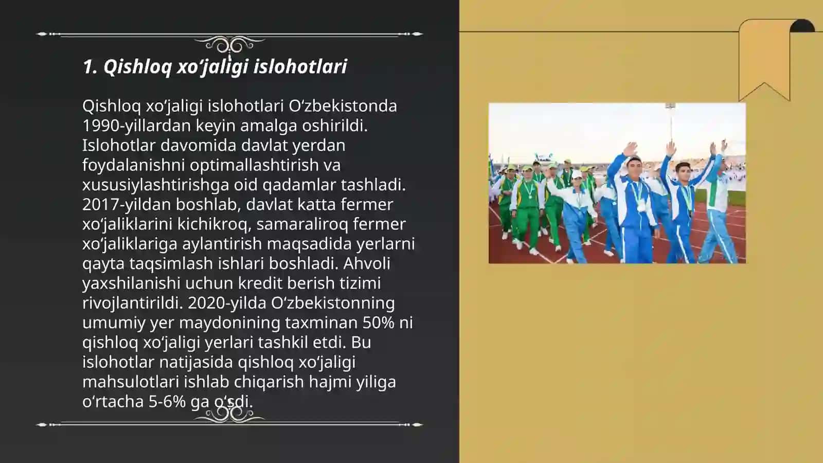 Qishloq xoʻjaligi islohotlari 3
