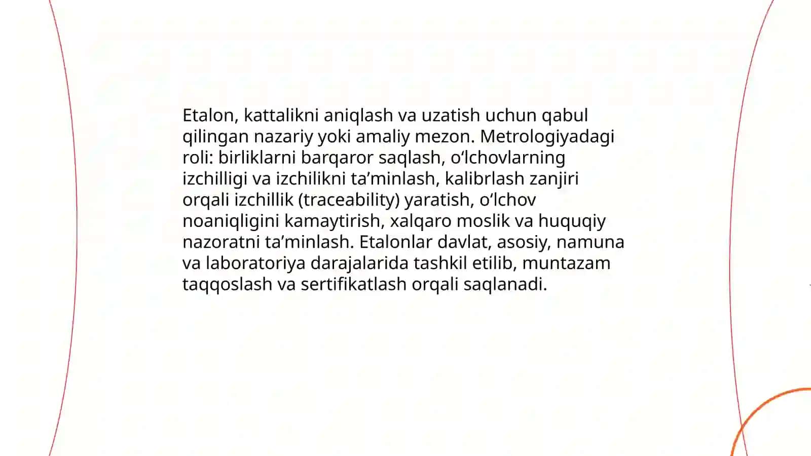 Metrologiya kattalik etalonlari 3