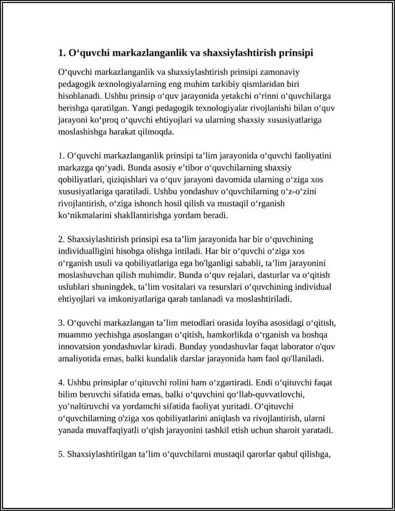 YANGI PEDAGOGIK TEXNOLOGIYA PRINSIPLARI 3
