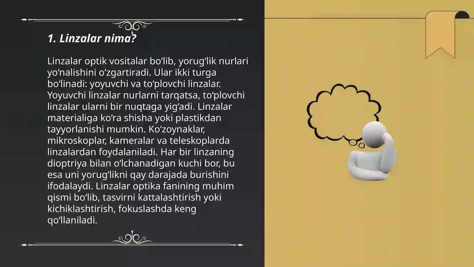 Linzalar,linzalarning turlari 3