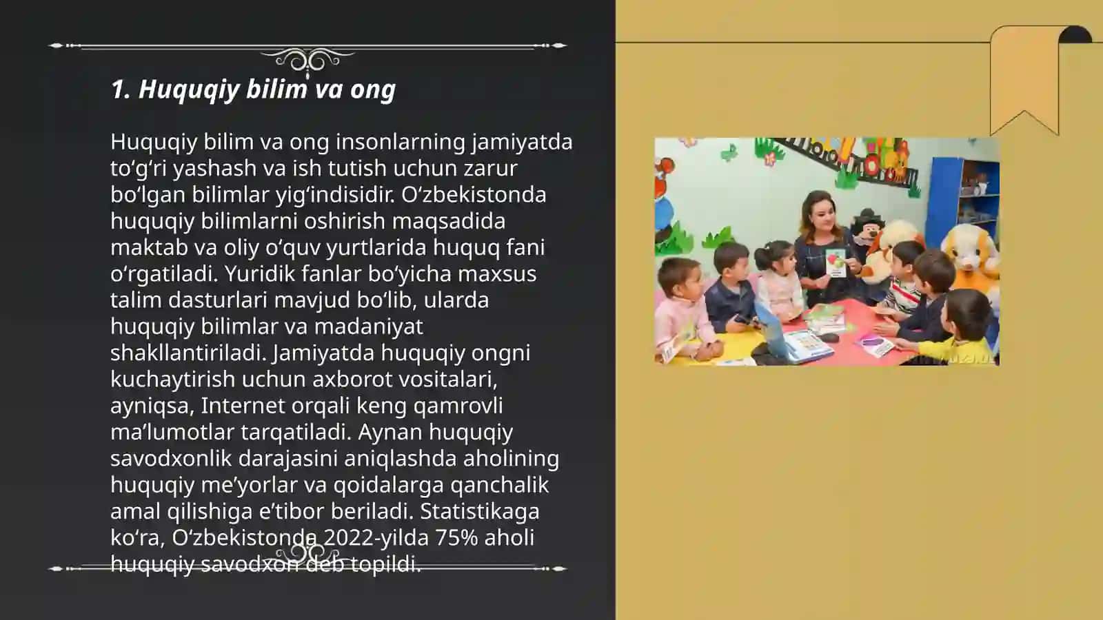 Huquqiy va fuqorolik tarbiyasi 3