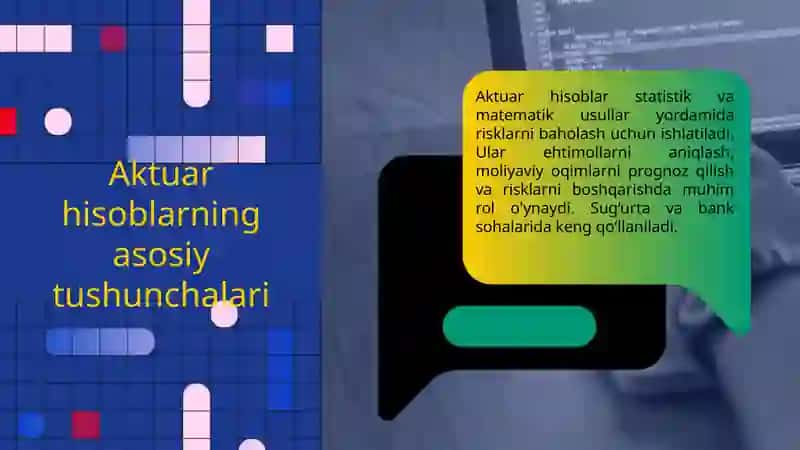 Aktuar hisoblarning mohiyati va vazifalari 3