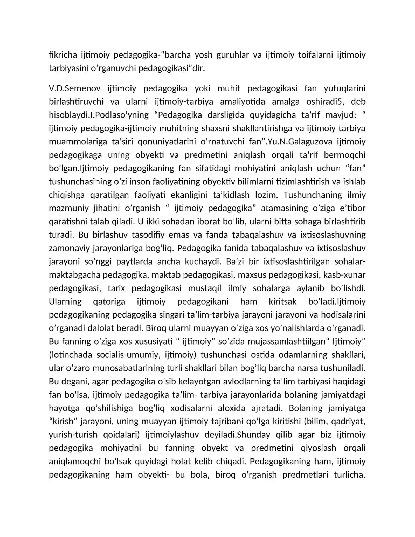 Pedagogikaning ijtimoiy fan sifatida jamiyat taraqqiyotidagi o'rni 3