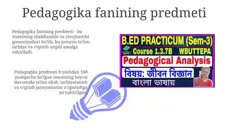 Pedagogika fanining predmeti va vazifalari 3