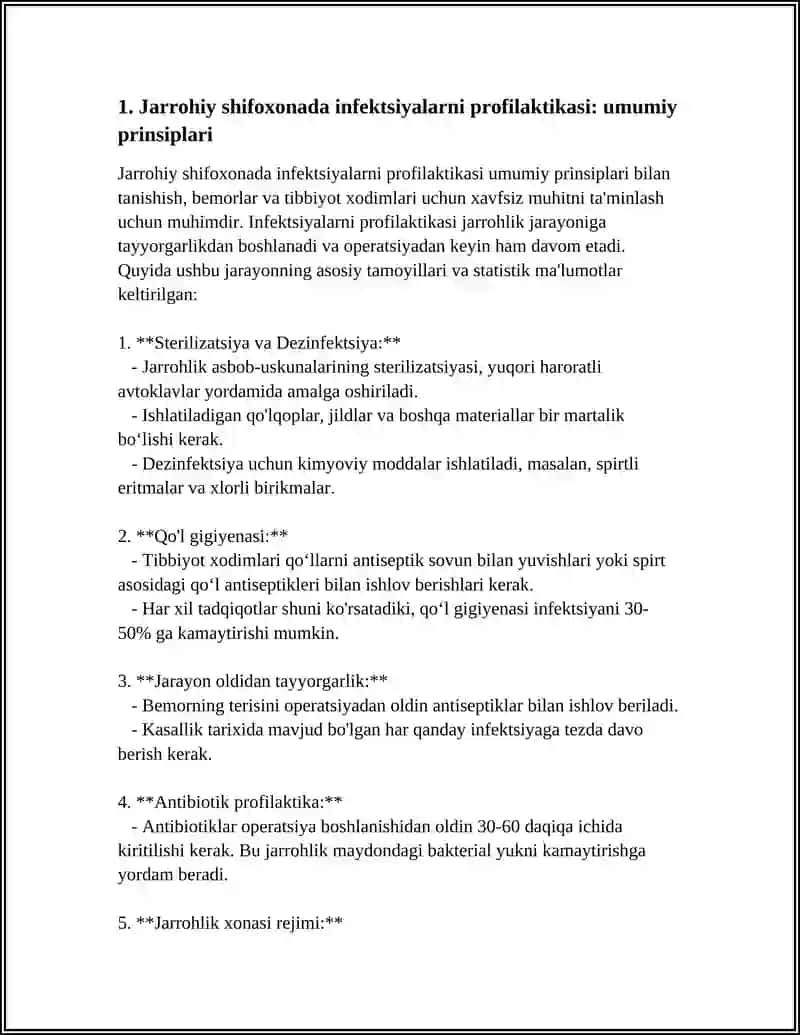 XIRURGIYADA SHIFOXONANI INFEKSIYASI PROFILAKTIKASI 3