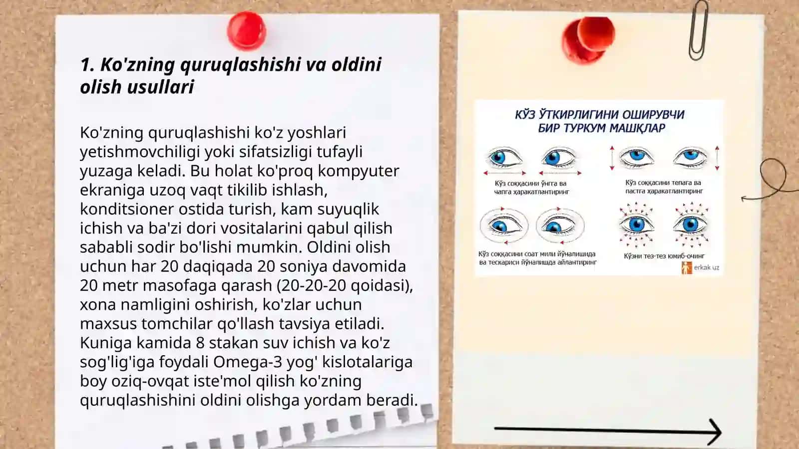 Ko'z kasalliklari. Oldini olish choralari va davolash usullari 3