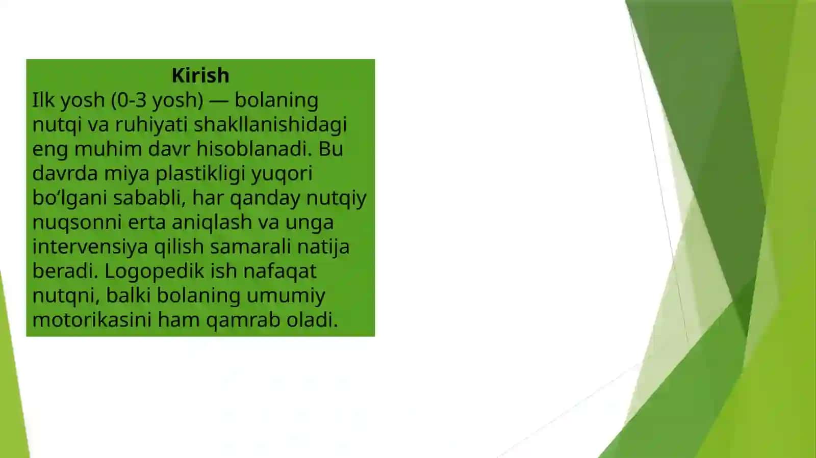 Ilk yoshdagi nuqsonli bolalar bilan olib boriladigan logopedik rivojlantruvchi ish 3