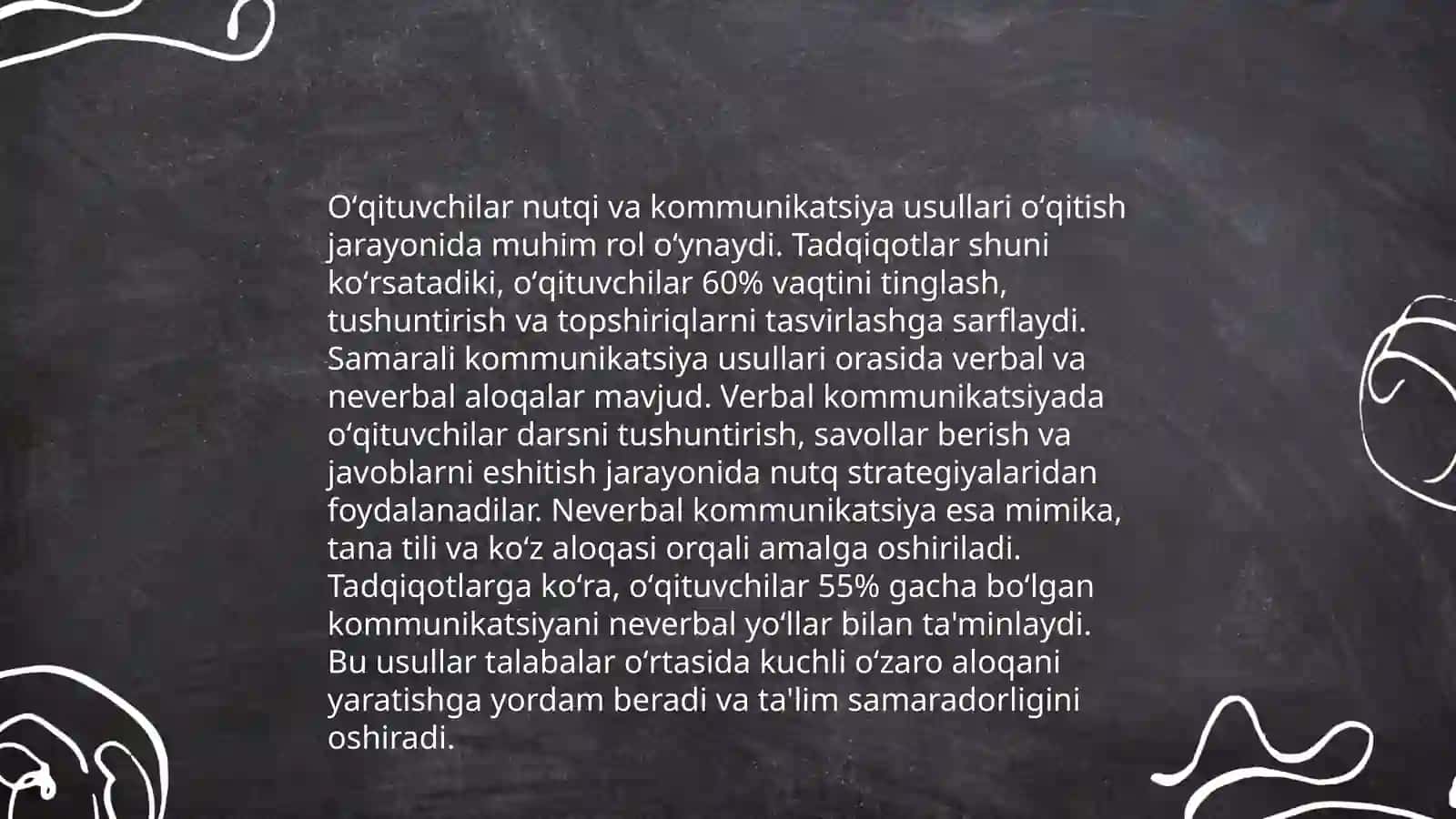Oʻqituvchilar nutqi va kommunikatsiya usullari 3