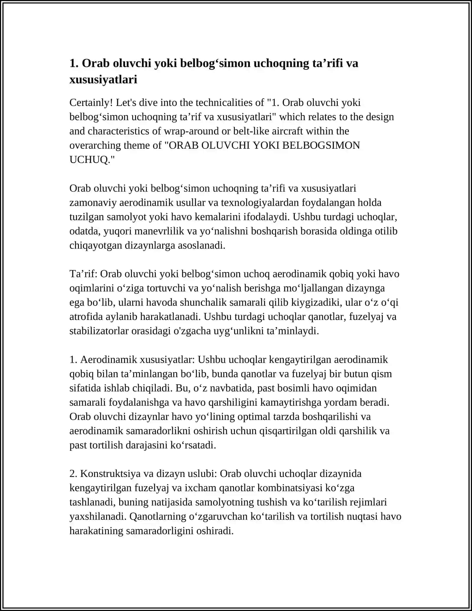 ORAB OLUVCHI YOKI BELBOGSIMON UCHUQ 3