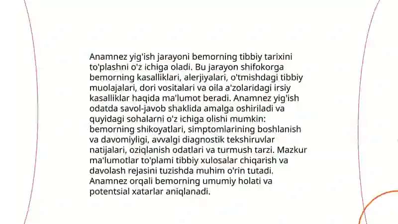 Bemorlarni subektiv va obektiv tekshirish usullari 3