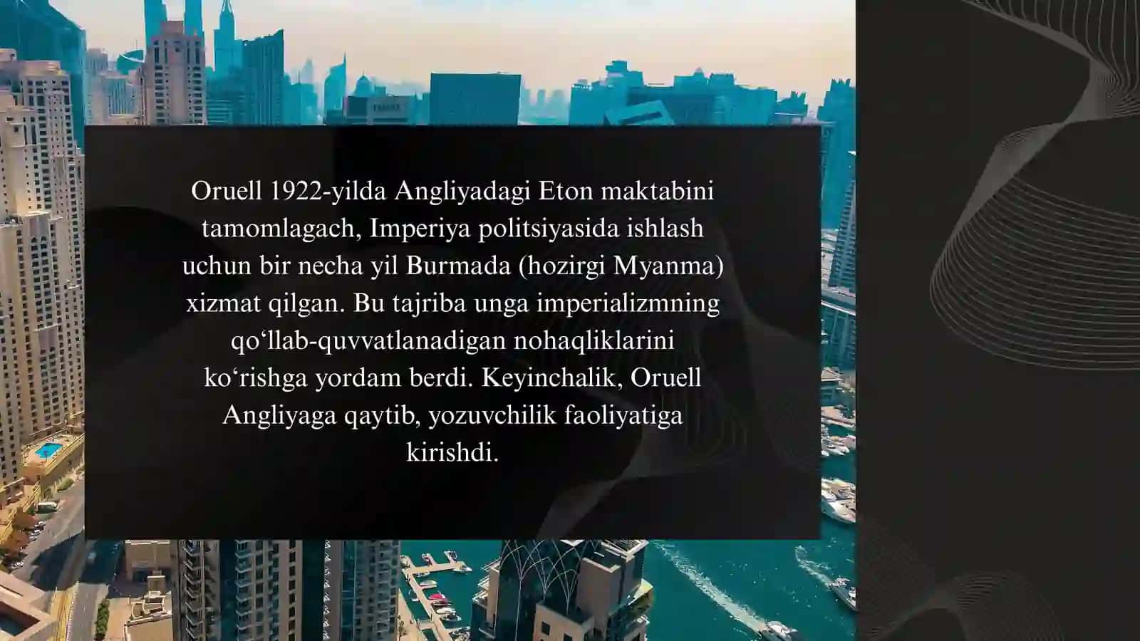 JORJ ORUELNING "MOLXONA" ASARI TAHLILI 3