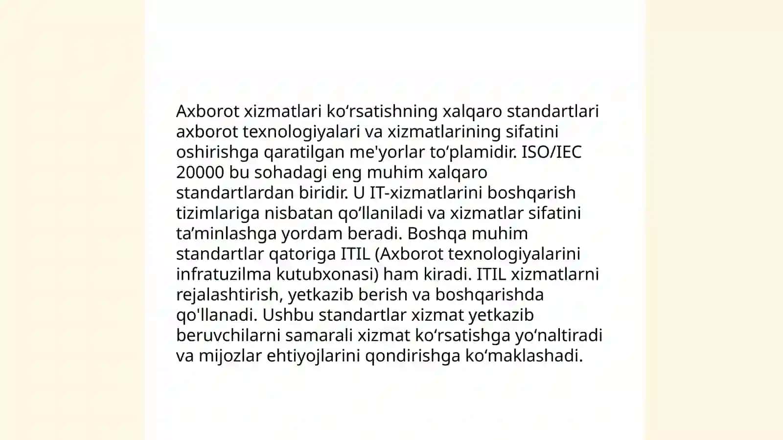 Kutubxona axborot xizmati koʻrsatishning xalqaro miqyosida va mamlakatimizdagi huquqiy me'yoriy asoslari 3