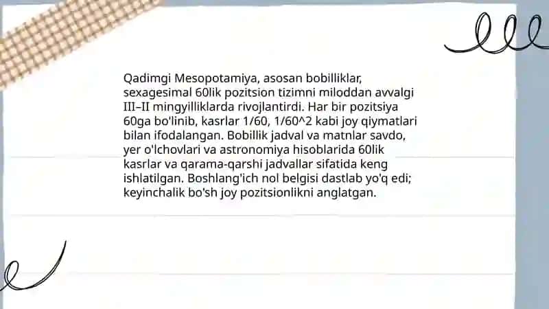 Manfiy son va kasr tushunchasining vujudga kelishi haqida tarixiy maʼlumot 3
