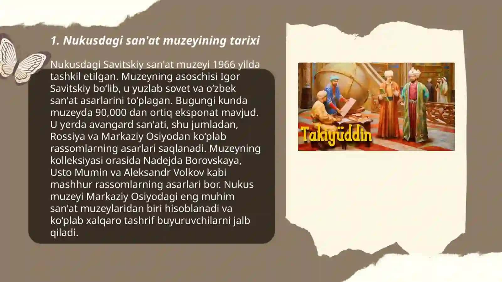 Nukusdagi savitskiy san'at muzeyi tarixi 3