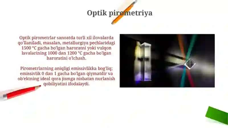 Optik pirometriya 3
