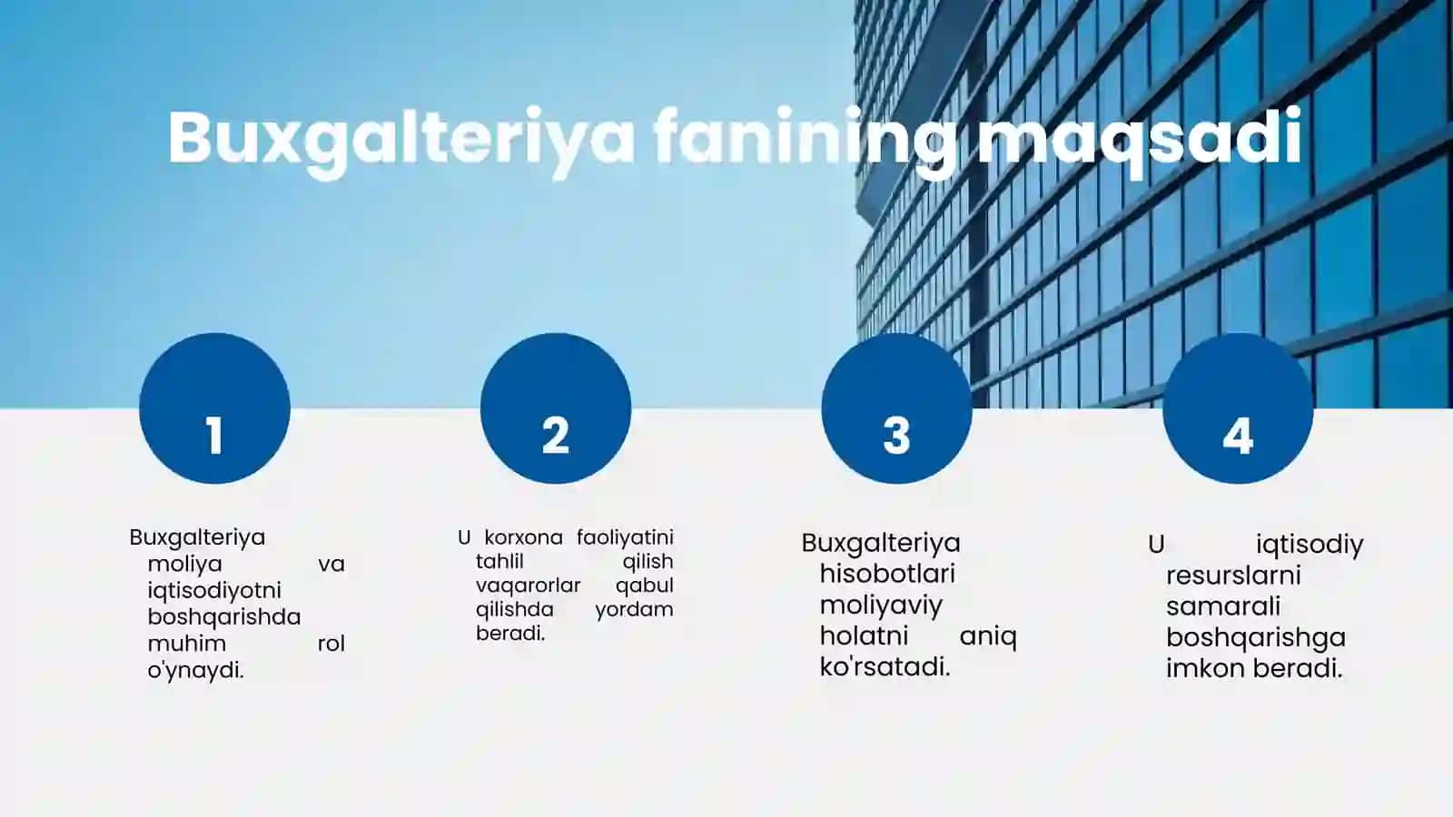 Biznesda buxgalteriya fanining maqsadi va vazifalari 3