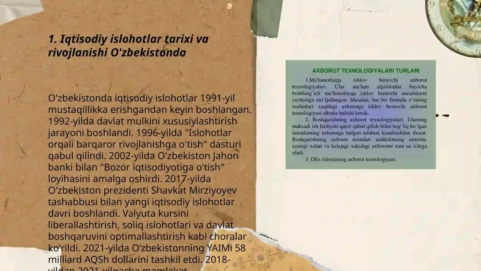 Iqtisodiy islohotlar, xususiy mulkchilikning shakllanishi 3