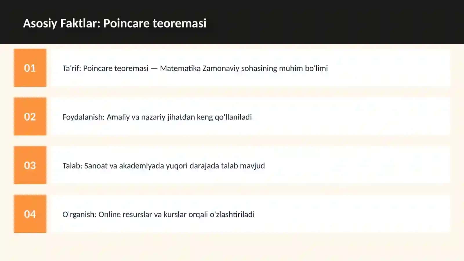 Poincare teoremasi 3
