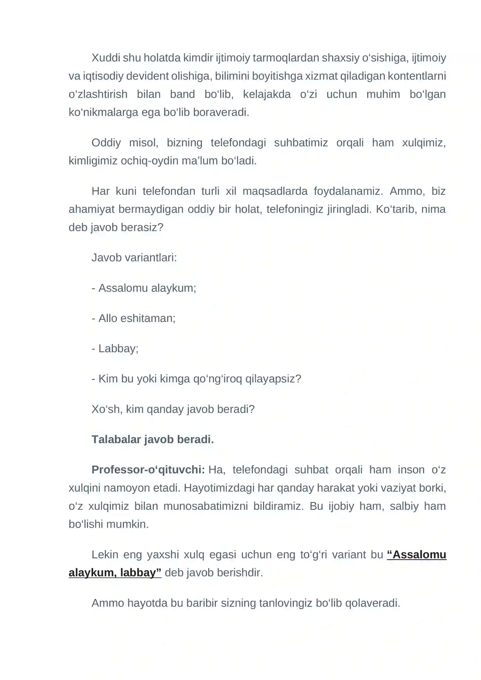 Kelajak soati 3-mavzu 3