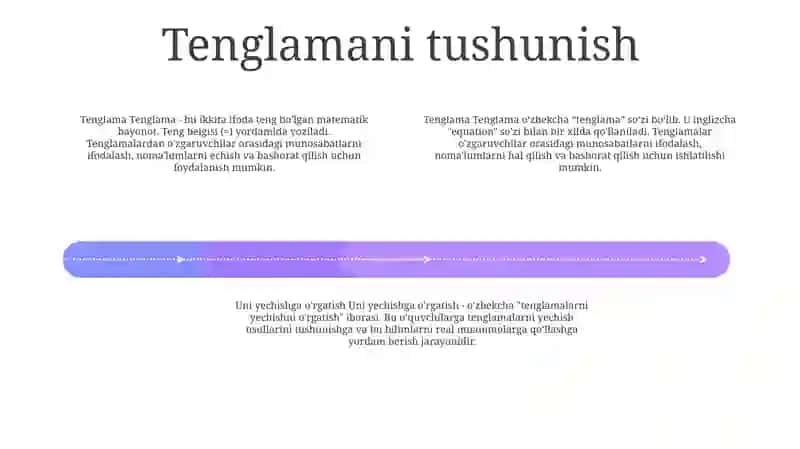 Tenglama Va Uni Yechishga O'Rgatish 3