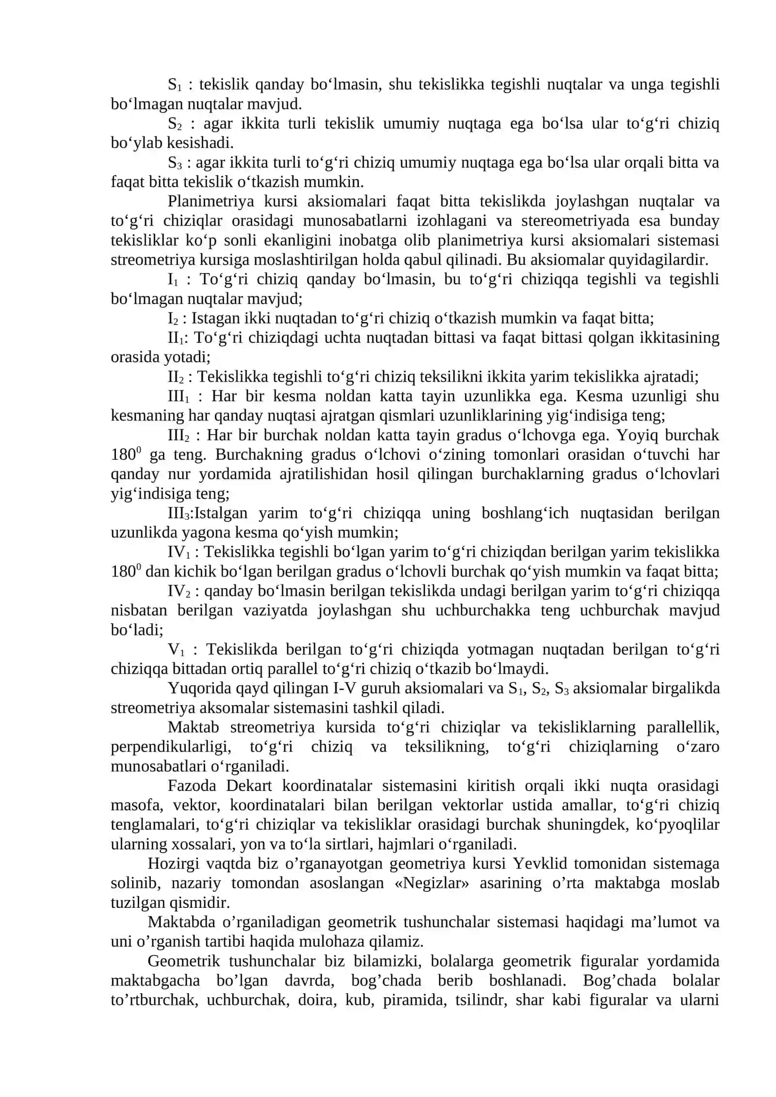 Geometriya elementlari 3