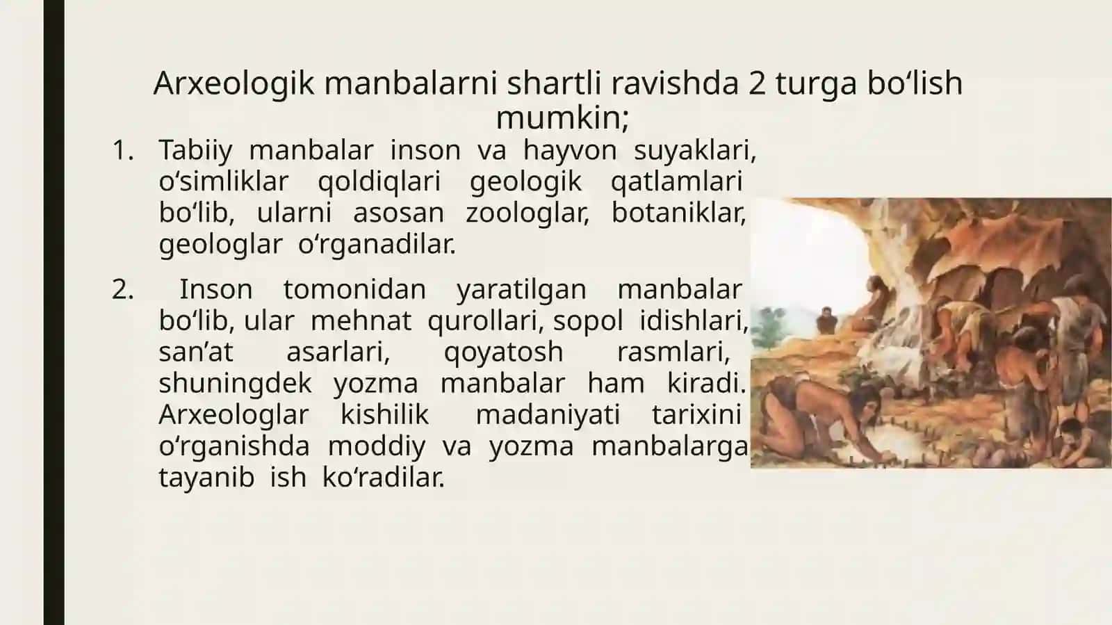 Arxeologiya faning maqsad va vazifalari 3