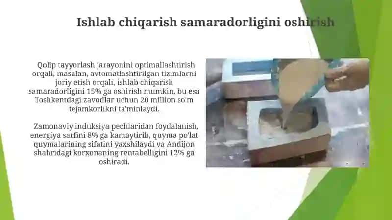 Cho'yan quymalarining ishlab chiqarish jarayoni 3