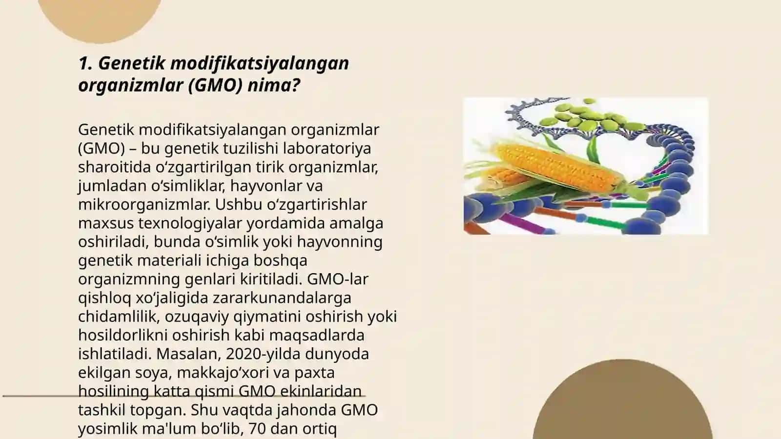 Genetik modifikatsiyalangan organizmlar 3