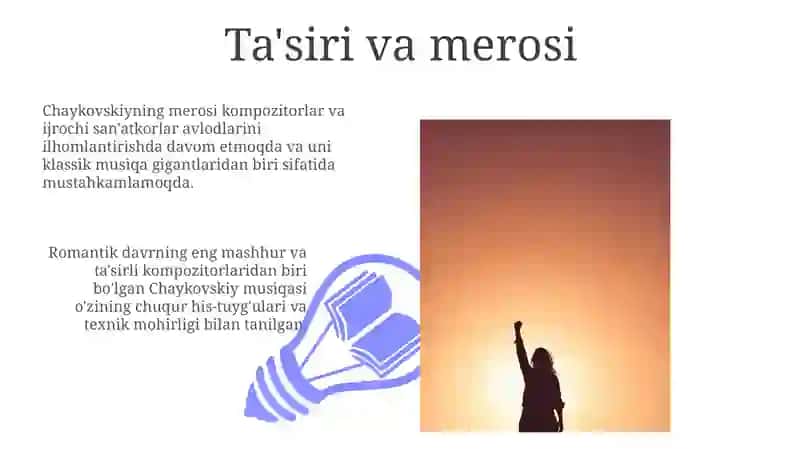 PYOTR ILICH CHAYKOVSKIY Hayoti ijodi 3