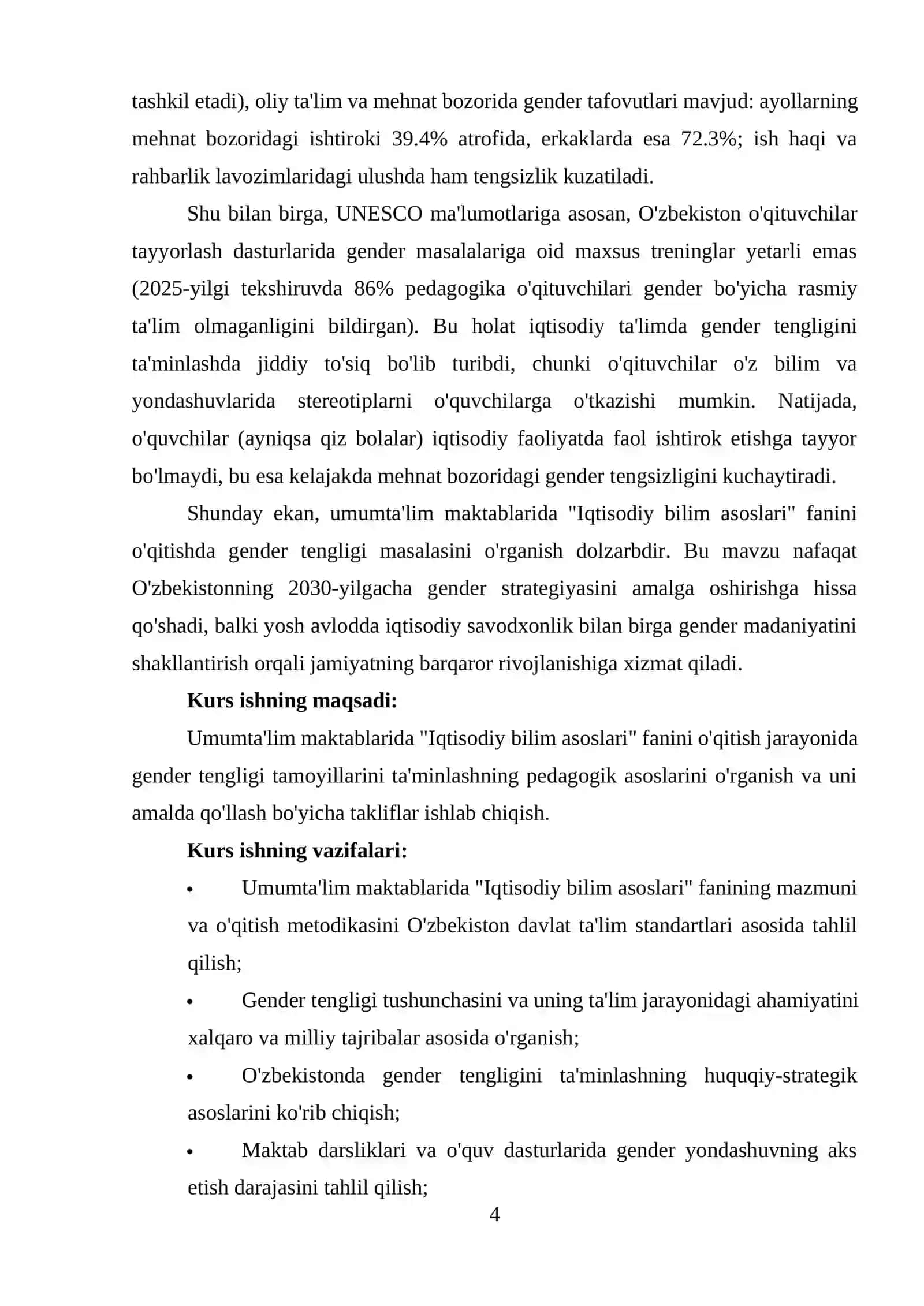 Iqtisodiy bilim asoslari o'qitishda gender tengligi masalasi 3