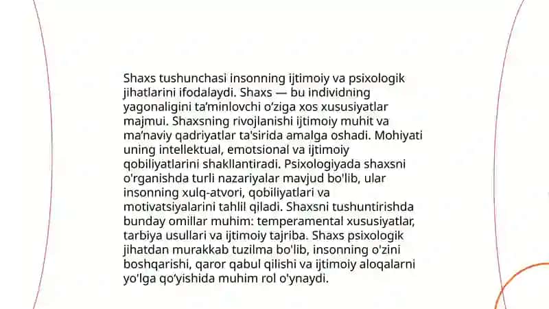 Psixologiya fanining tamoyillari psixologiyada shaxs 3