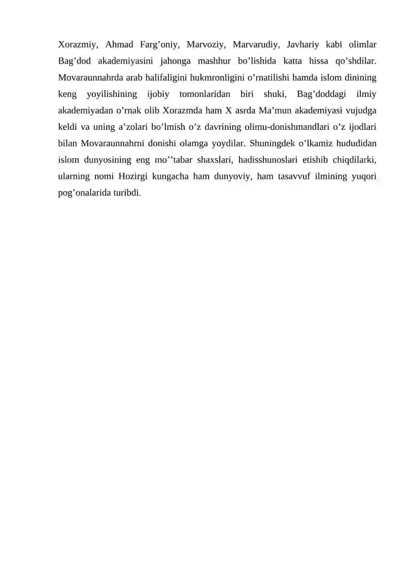 MUTAFAKKUR ALLOMALARIMIZNING MEROSINING FARZAND KAMOLOTIDA TUTGAN OʻRNI 3