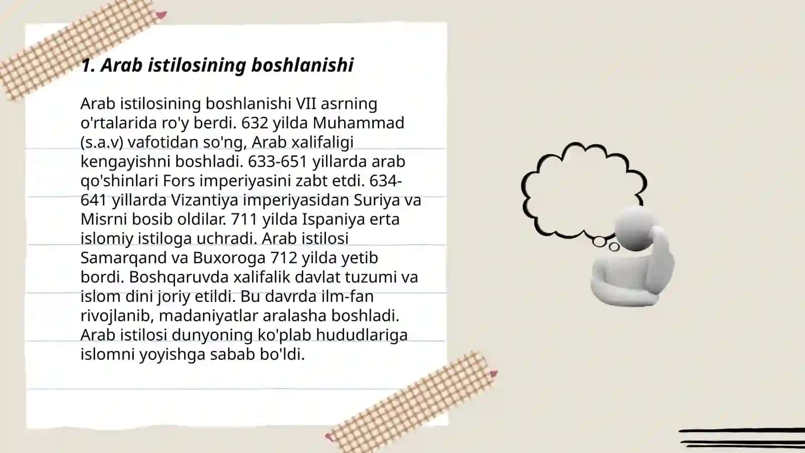 Arablar O'rta Osiyoni istilo qilish 3