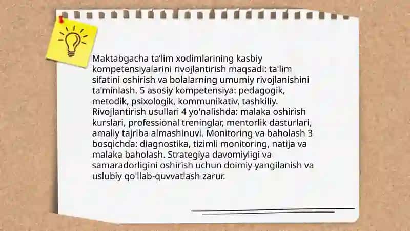 Maktabgacha ta’lim tashkilotlari xodimlarining kasbiy va shaxsiy faoliyatini shakllantirish 3